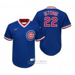 Camiseta Beisbol Nino Chicago Cubs Jason Heyward Cooperstown Collection Road Azul