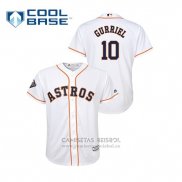 Camiseta Beisbol Nino Houston Astros Yuli Gurriel 2019 World Series Bound Cool Base Blanco