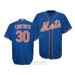 Camiseta Beisbol Nino New York Mets Michael Conforto Replica Cool Base Azul