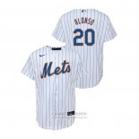 Camiseta Beisbol Nino New York Mets Pete Alonso Replica Primera Blanco