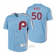 Camiseta Beisbol Nino Philadelphia Phillies Hector Neris Cooperstown Collection Road Azul