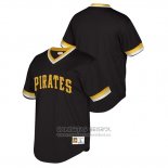 Camiseta Beisbol Nino Pittsburgh Pirates Cooperstown Collection Mesh Wordmark V-Neck Negro