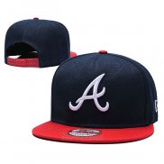 Gorra Atlanta Braves 9FIFTY Snapback Azul Rojo2