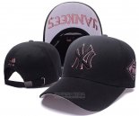 Gorra New York Yankees Negro Blanco Rosa