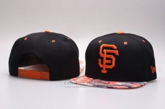 Gorra San Francisco Giants Snapbacks Negro Naranja