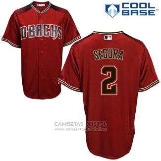 Camiseta Beisbol Hombre Arizona Diamondbacks 2 Jean Segura Rojo 2017 Cool Base