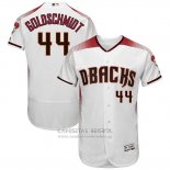 Camiseta Beisbol Hombre Arizona Diamondbacks 44 Paul Goldschmidt Blanco Autentico Collection