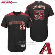 Camiseta Beisbol Hombre Arizona Diamondbacks 55 Josh Collmenter Negro Hispanic Heritage Flex Base