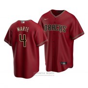 Camiseta Beisbol Hombre Arizona Diamondbacks Ketel Marte Replica Alterno 2020 Rojo