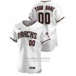 Camiseta Beisbol Hombre Arizona Diamondbacks Personalizada Autentico 2020 Primera Blanco Rojo