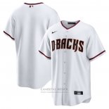 Camiseta Beisbol Hombre Arizona Diamondbacks Primera Blank Replica Blanco