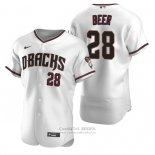 Camiseta Beisbol Hombre Arizona Diamondbacks Seth Beer Autentico Primera Blanco