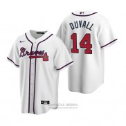 Camiseta Beisbol Hombre Atlanta Braves Adam Duvall Replica Primera Blanco