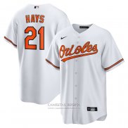 Camiseta Beisbol Hombre Baltimore Orioles Austin Hays Replica Blanco