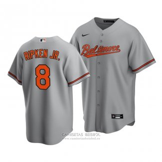 Camiseta Beisbol Hombre Baltimore Orioles Cal Ripken Jr. Replica Road 2020 Gris