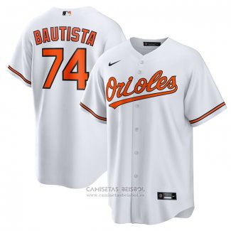 Camiseta Beisbol Hombre Baltimore Orioles Felix Bautista Replica Blanco