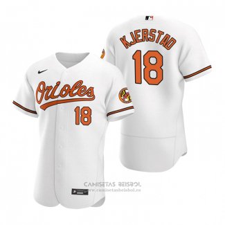 Camiseta Beisbol Hombre Baltimore Orioles Heston Kjerstad Autentico Primera Blanco