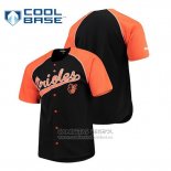 Camiseta Beisbol Hombre Baltimore Orioles Personalizada Stitches Negro Naranja