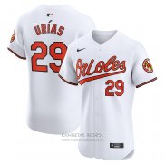 Camiseta Beisbol Hombre Baltimore Orioles Ramon Urias Primera Elite Blanco