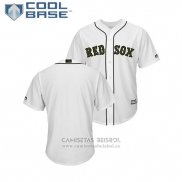 Camiseta Beisbol Hombre Boston Red Sox 2018 Dia de los Caidos Cool Base Blanco