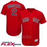 Camiseta Beisbol Hombre Boston Red Sox 2 Xander Bogaerts Rojo Flex Base Autentico Collection Jugador