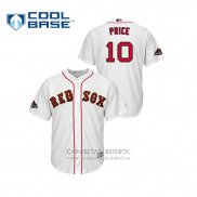 Camiseta Beisbol Hombre Boston Red Sox David Price 2019 Gold Program Cool Base Blanco