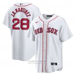 Camiseta Beisbol Hombre Boston Red Sox J.D. Martinez Primera Replica Blanco