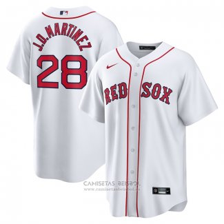 Camiseta Beisbol Hombre Boston Red Sox J.d. Martinez Flex Base Autentico Collezione Azul