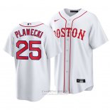 Camiseta Beisbol Hombre Boston Red Sox Kevin Plawecki Replica 2021 Blanco