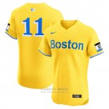 Camiseta Beisbol Hombre Boston Red Sox Rafael Devers City Connect Elite Oro