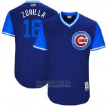 Camiseta Beisbol Hombre Chicago Cubs 2017 Little League World Series 18 Ben Zobrist