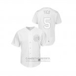 Camiseta Beisbol Hombre Chicago Cubs Albert Almora Jr 2019 Players Weekend Tico Replica Blanco