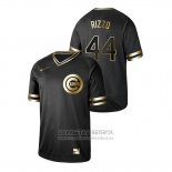 Camiseta Beisbol Hombre Chicago Cubs Anthony Rizzo 2019 Golden Edition V Neck Negro