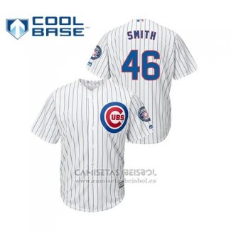 Camiseta Beisbol Hombre Chicago Cubs Lee Smith Cool Base 2019 Hall Of Fame Induction Blanco2