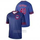Camiseta Beisbol Hombre Chicago Cubs Willson Contreras Cooperstown Collection Legend Azul