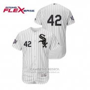 Camiseta Beisbol Hombre Chicago White Sox 2019 Jackie Robinson Day Flex Base Blanco