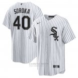 Camiseta Beisbol Hombre Chicago White Sox Michael Soroka Primera Replica Blanco