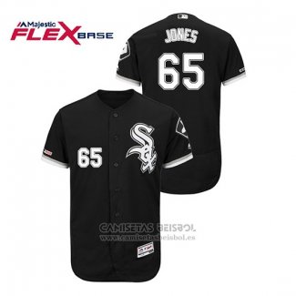 Camiseta Beisbol Hombre Chicago White Sox Nate Jones Flex Base Negro