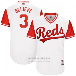 Camiseta Beisbol Hombre Cincinnati Reds 2017 Little League World Series 3 Patrick Kivlehan Blanco