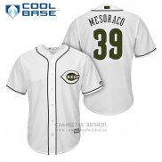 Camiseta Beisbol Hombre Cincinnati Reds 39 Devin Mesoraco Blanco 2018 Alterno Cool Base