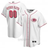 Camiseta Beisbol Hombre Cincinnati Reds Primera Pick-A-Player Retired Roster Replica Blanco