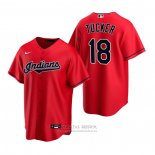 Camiseta Beisbol Hombre Cleveland Indians Carson Tucker Replica 2020 Rojo