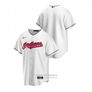 Camiseta Beisbol Hombre Cleveland Indians Replica Primera Blanco