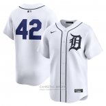 Camiseta Beisbol Hombre Detroit Tigers 2024 Jackie Robinson Day Primera Limited Blanco