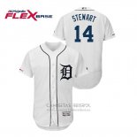 Camiseta Beisbol Hombre Detroit Tigers Christin Stewart Flex Base Blanco