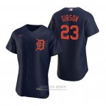 Camiseta Beisbol Hombre Detroit Tigers Kirk Gibson Autentico Alterno 2020 Azul