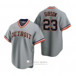 Camiseta Beisbol Hombre Detroit Tigers Kirk Gibson Cooperstown Collection Road Gris