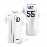 Camiseta Beisbol Hombre Detroit Tigers Renato Nunez Autentico Primera Blanco