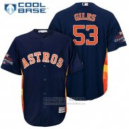 Camiseta Beisbol Hombre Houston Astros Ken Giles Azul Cool Base