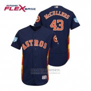 Camiseta Beisbol Hombre Houston Astros Lance Mccullers Flex Base Entrenamiento de Primavera 2019 Azul